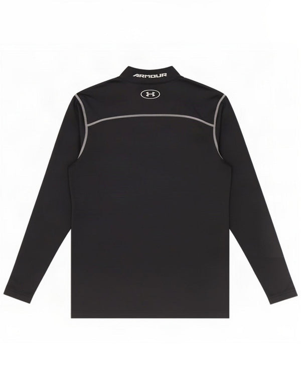 Under Armour Mens Cold Gear Graphic Top Long Sleeve Large Navy Blue