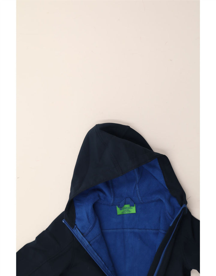 MOUNTAIN WAREHOUSE Boys Hooded Windbreaker Jacket 5-6 Years Navy Blue Vintage Mountain Warehouse and Second-Hand Mountain Warehouse from Messina Hembry 