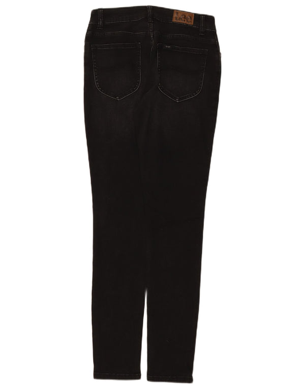 Lee Womens Legendary Skinny Jeans W28 L31 Μαύρο βαμβακερό