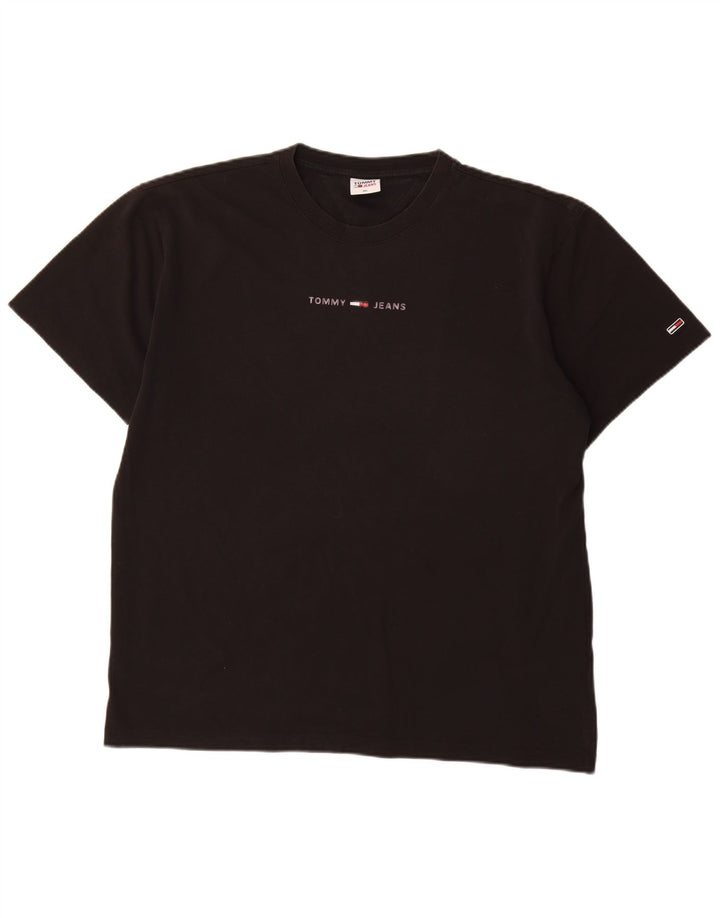 Tommy Hilfiger Mens Graphic T-Shirt Top 2XL Black
