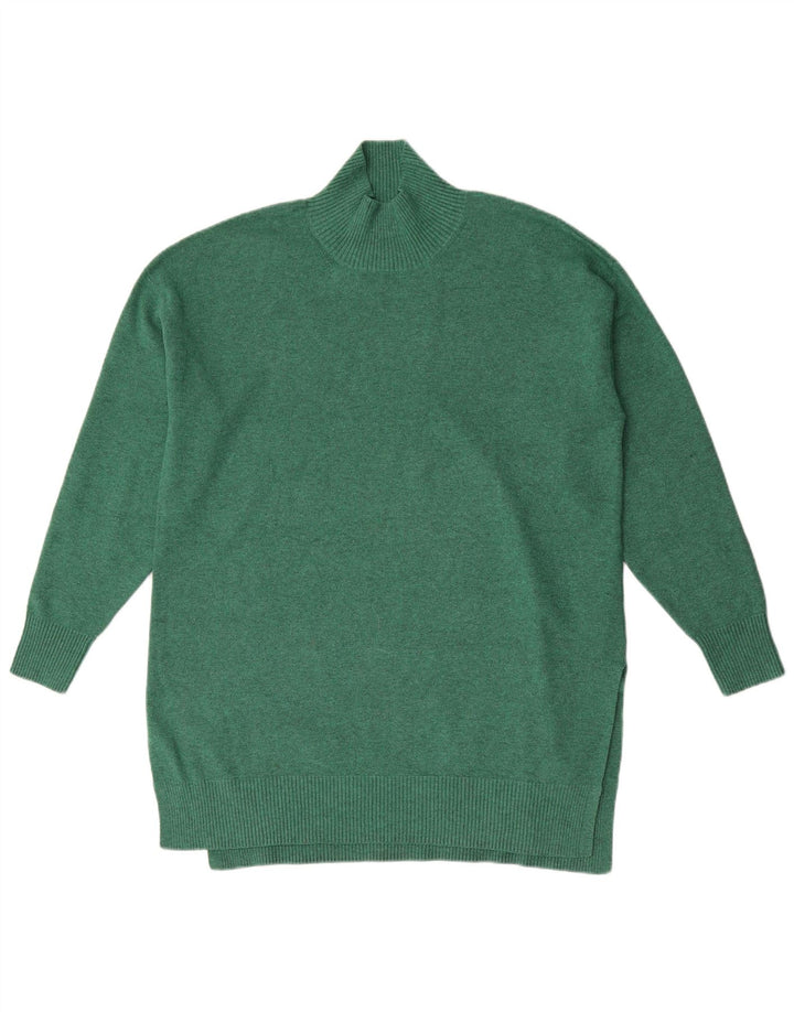 Marks & Spencer Pull col roulé pour femme UK 14 Vert moyen