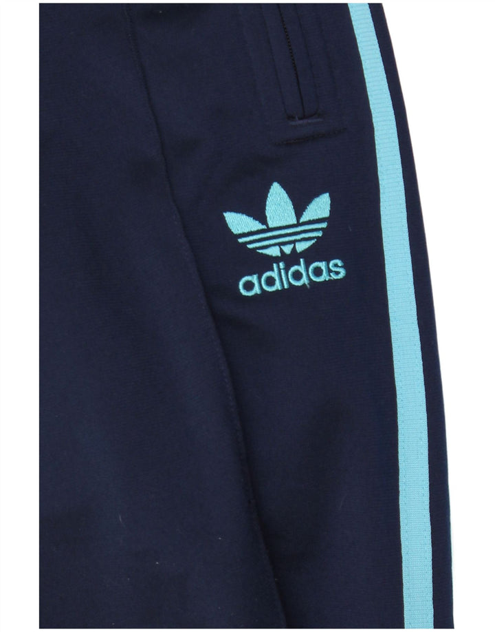 Adidas Pantalon de survêtement pour femme EU 36 Small Bleu marine Polyester