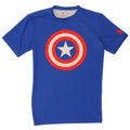 Under Armour Boys Marvel Grafisk T-Shirt Top 11-12 År Stor Blå