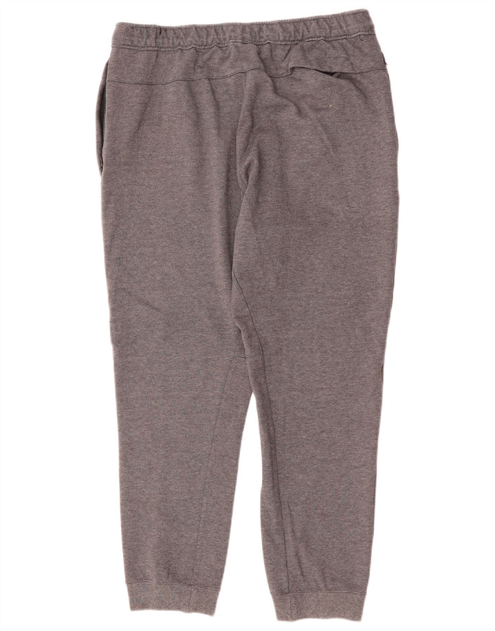 Nike Mens Tracksuit Trousers Joggers Large Grey Cotton