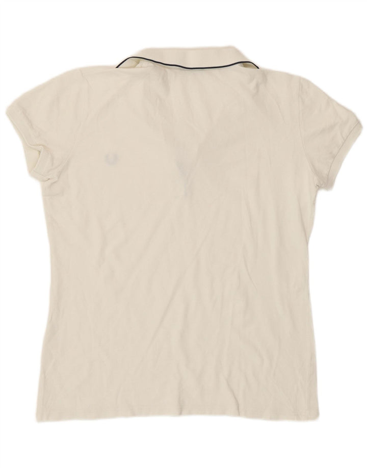 Fred Perry Womens Polo Shirt UK 20 2XL White