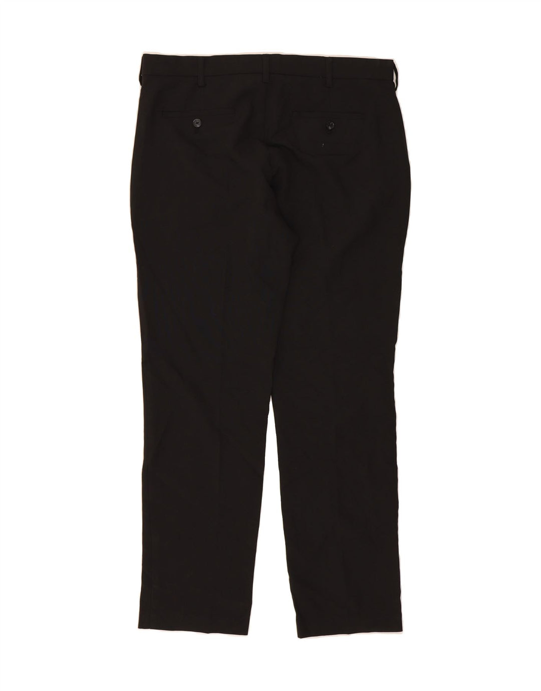 IZOD Mens Slim Suit Trousers W36 L32 Black Polyester Vintage Izod and Second-Hand Izod from Messina Hembry 
