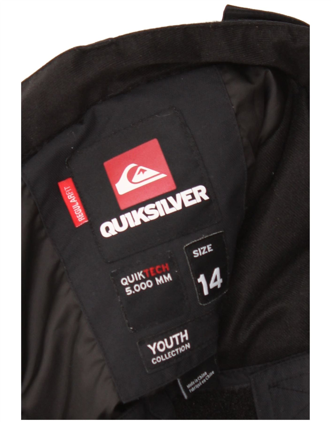 Quiksilver Boys Skibukser 13-14 År Sort Polyamid