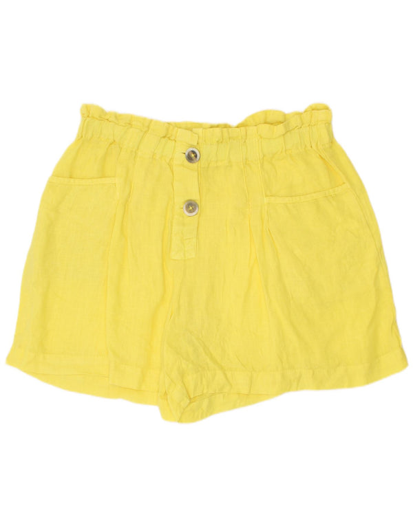Pantaloncini casual per ragazze Zara 11-12 anni W28 Giallo