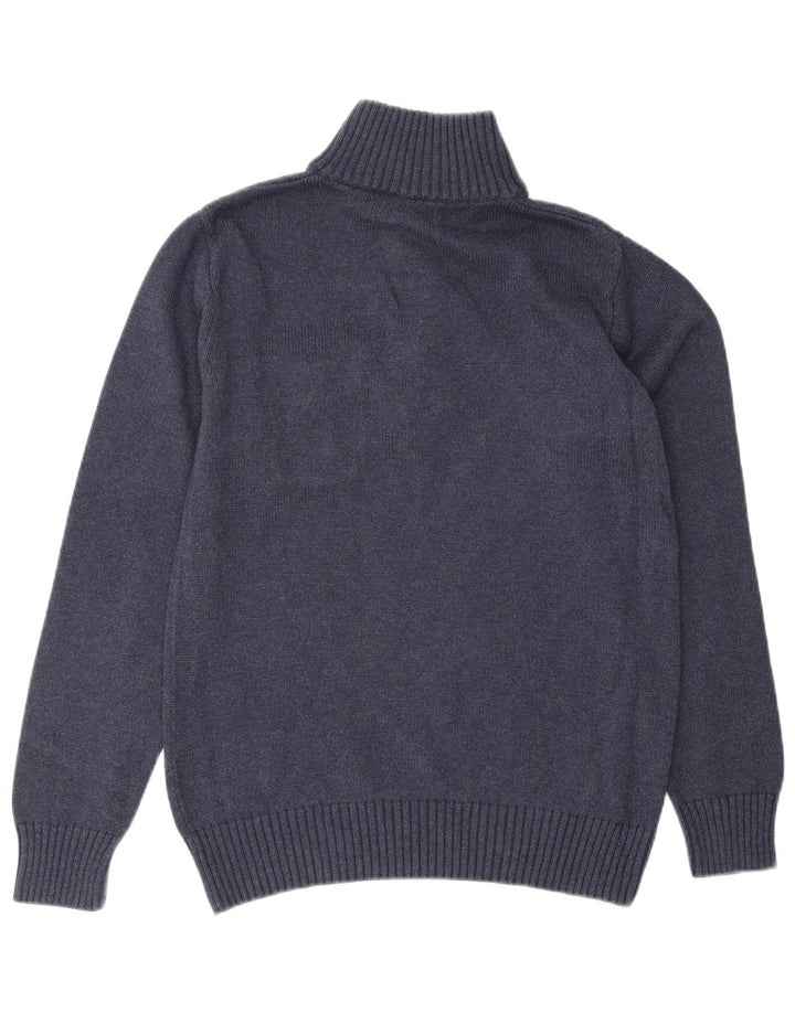 Gant Pull Col Boutonné Homme Bleu Marine Moyen