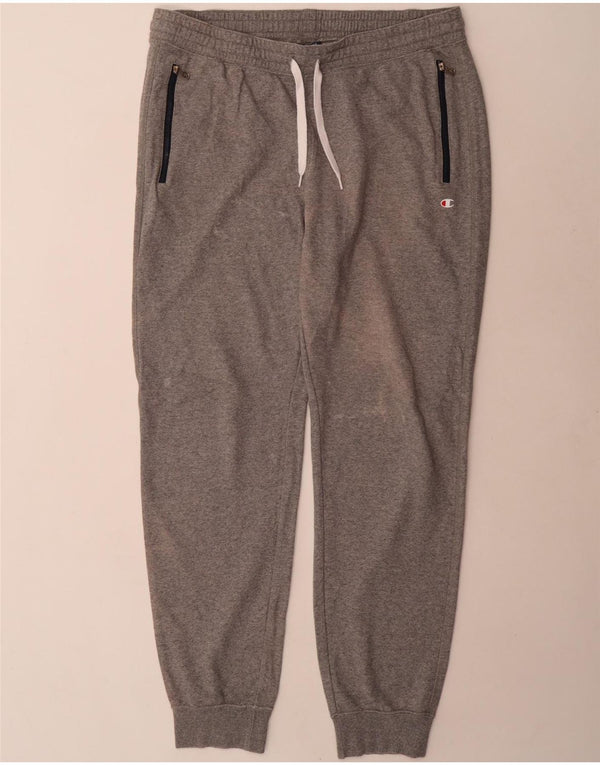 Champion Herren-Trainingshose, Jogginghose, XL, graue Baumwolle