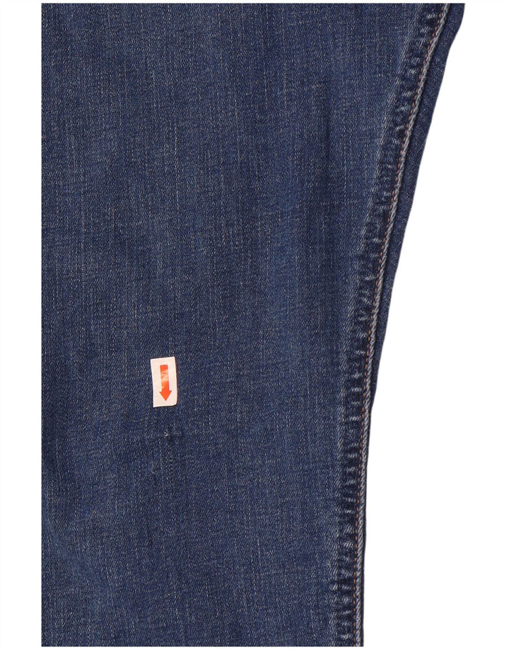 Lee Mens Luke Slim Jeans W34 L32 Blue Cotton