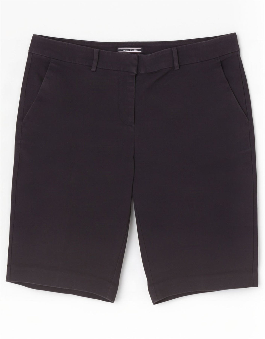 Pantaloncini chino da donna Tommy Hilfiger W30 cotone blu navy medio