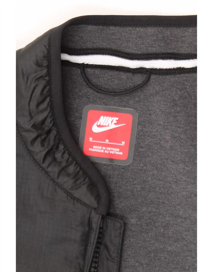 Gilet imbottito da uomo Nike UK 38 medio nylon nero