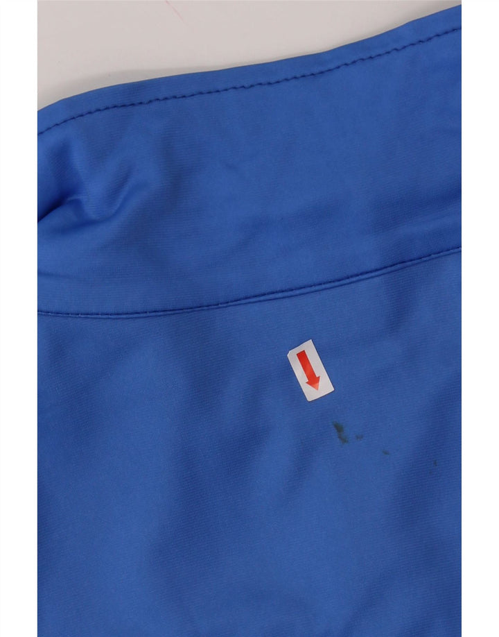 ICARUS Mens Tracksuit Top Jacket UK 42 Large Blue Colourblock Triacetate Vintage Icarus and Second-Hand Icarus from Messina Hembry 