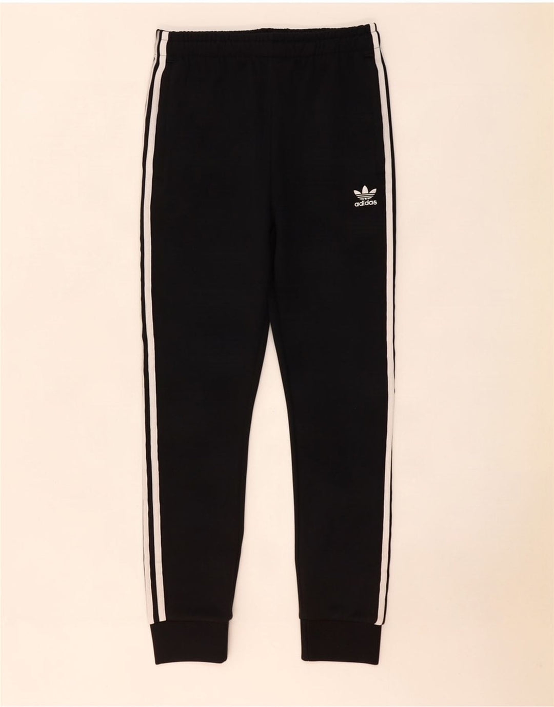 Adidas Mens Tracksuit Trousers Joggers Medium Black Polyester