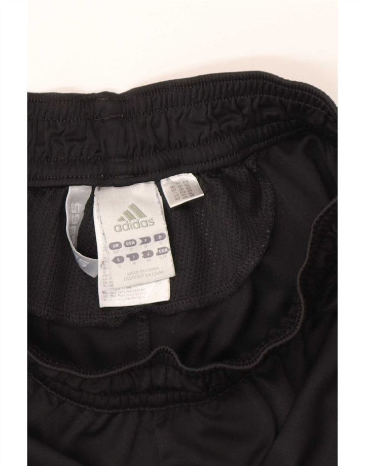 Pantaloncini sportivi Adidas da uomo AC Milan piccoli in poliestere nero