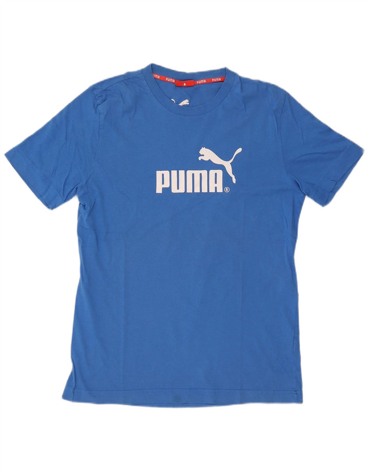 Мужская футболка с рисунком Puma, средний синий