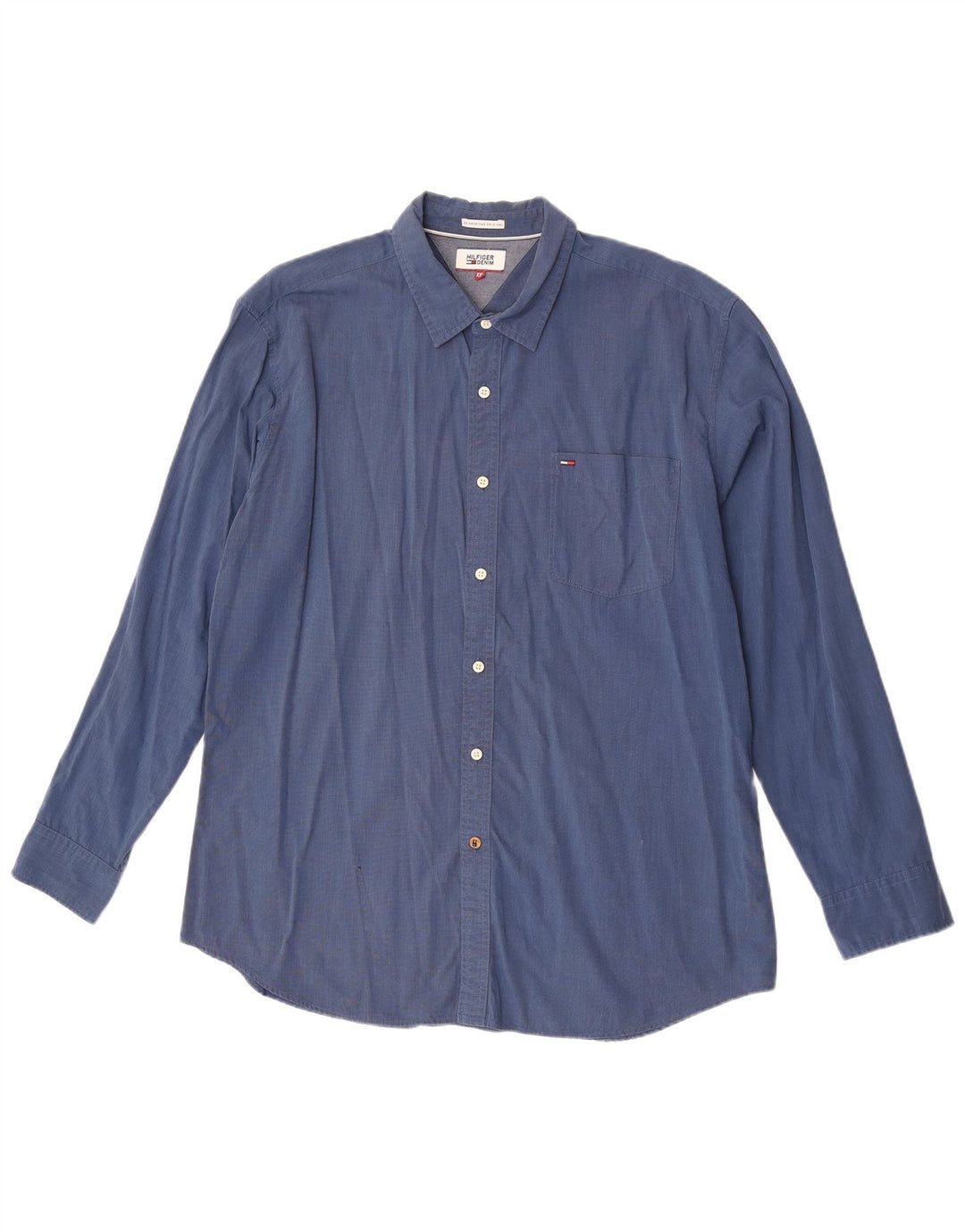 Tommy Hilfiger Mens Shirt 2XL Blue