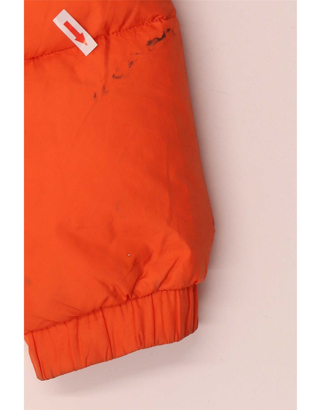 Sergio Tacchini Veste matelassée à capuche pour homme UK 36 Small Orange Polyamide