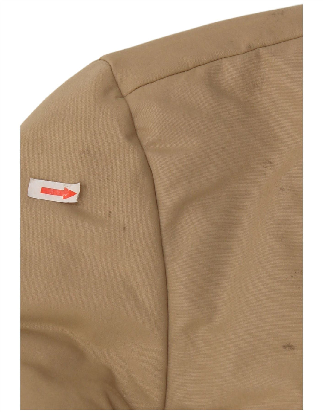 Puma Womens Graphic Bomber Jacket UK 16 Large Beige Colourblock Polyester