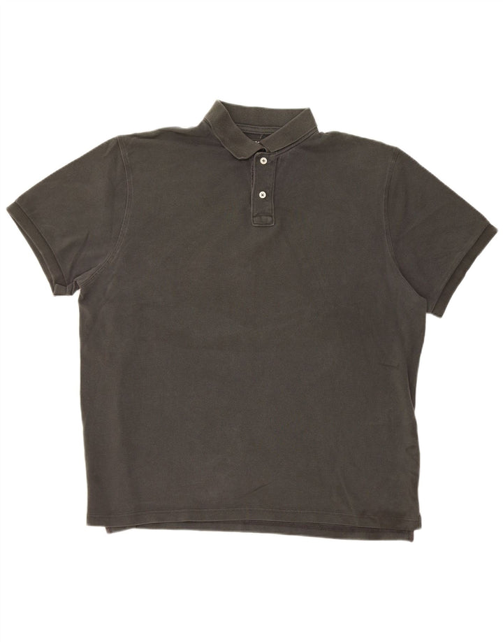 J. Crew Mens Polo Shirt XL Grey Cotton