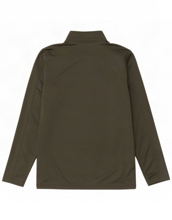 Under Armour Haut de survêtement à col zippé pour homme Large Kaki Polyester
