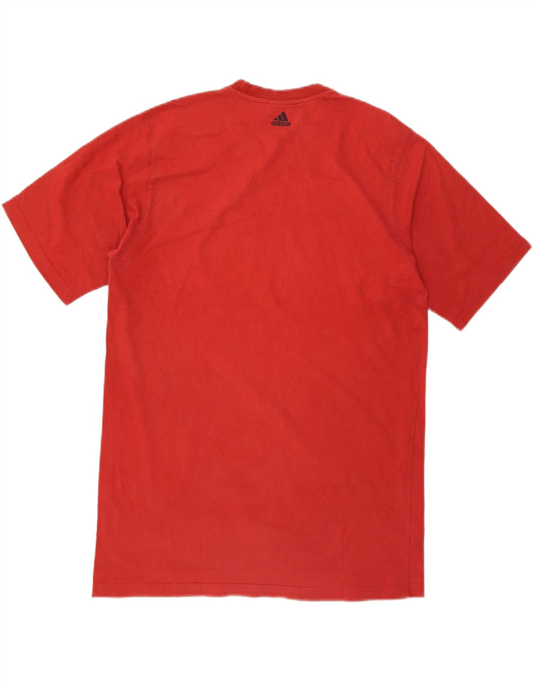 ADIDAS Mens Graphic T-Shirt Top Large Red Vintage Adidas and Second-Hand Adidas from Messina Hembry 