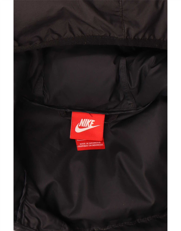 Nike férfi kapucnis párnázott dzseki UK 38 közepes fekete