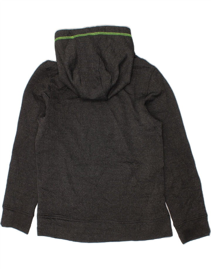 PUMA Boys Hoodie Jumper 10-11 Years Medium Grey Polyester Vintage Puma and Second-Hand Puma from Messina Hembry 