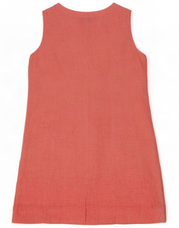 Tu Clothing Γυναικείο Αμάνικο Φόρεμα A-Line UK 20 2XL Pink Linen