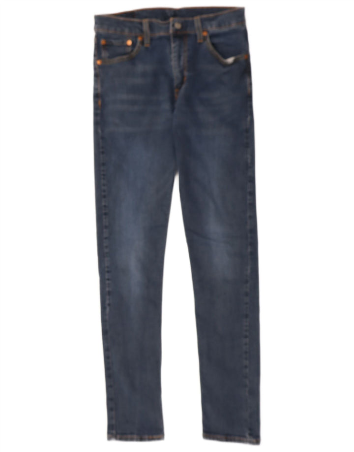 LEVI'S Womens Skinny Jeans W30 L30 Blue Cotton