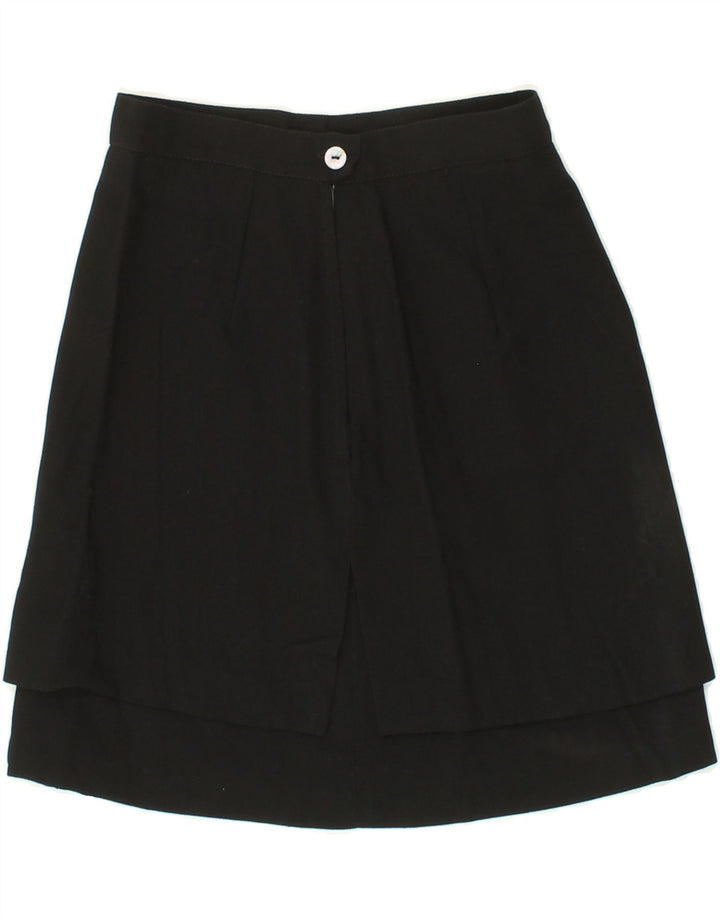 MAX & CO. Womens A-Line Skirt IT 40 Small W26 Black Viscose Vintage Max & Co. and Second-Hand Max & Co. from Messina Hembry 
