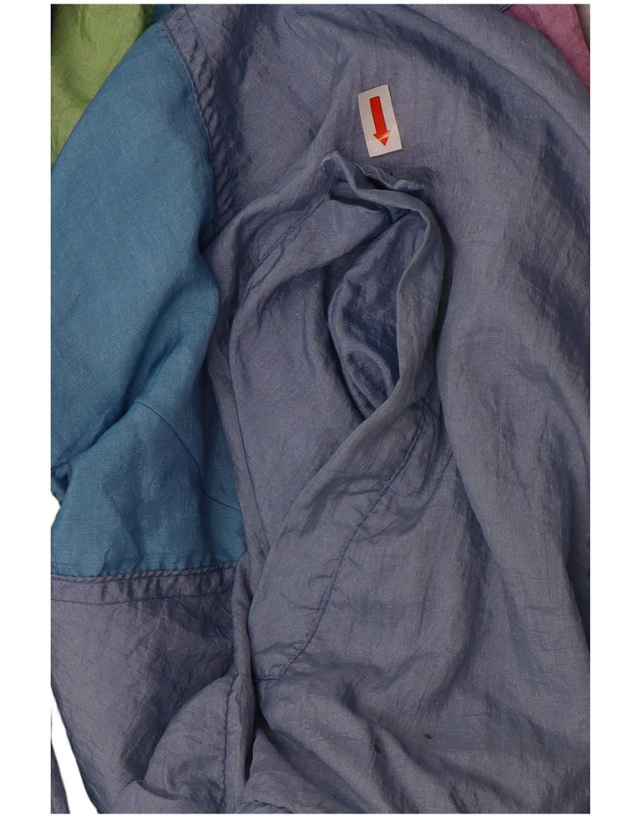 PUMA Mens Tracksuit Top Jacket UK 40 Large Blue Colourblock Polyamide