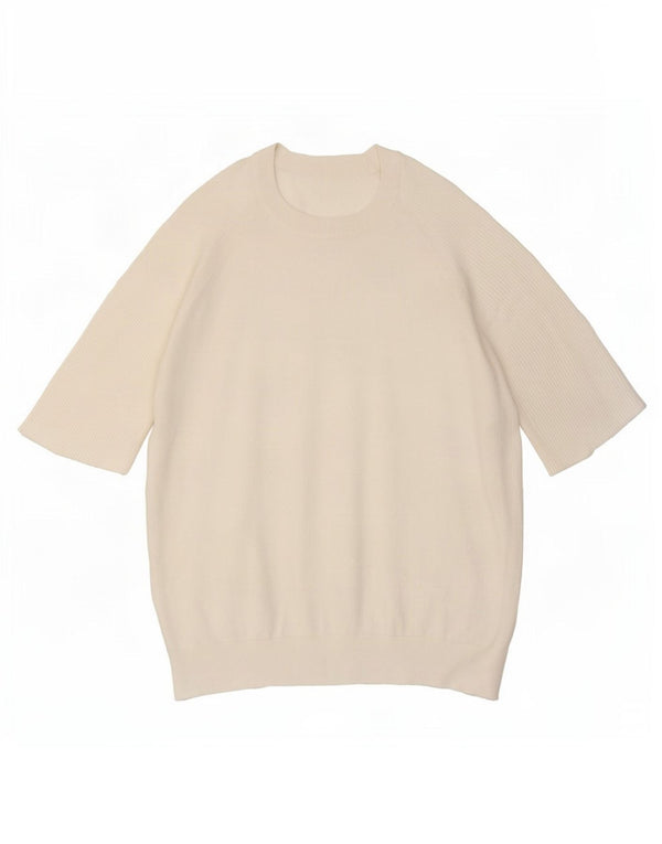 Marks & Spencer Jersey con Cuello Barco para Mujer UK 10 Small White