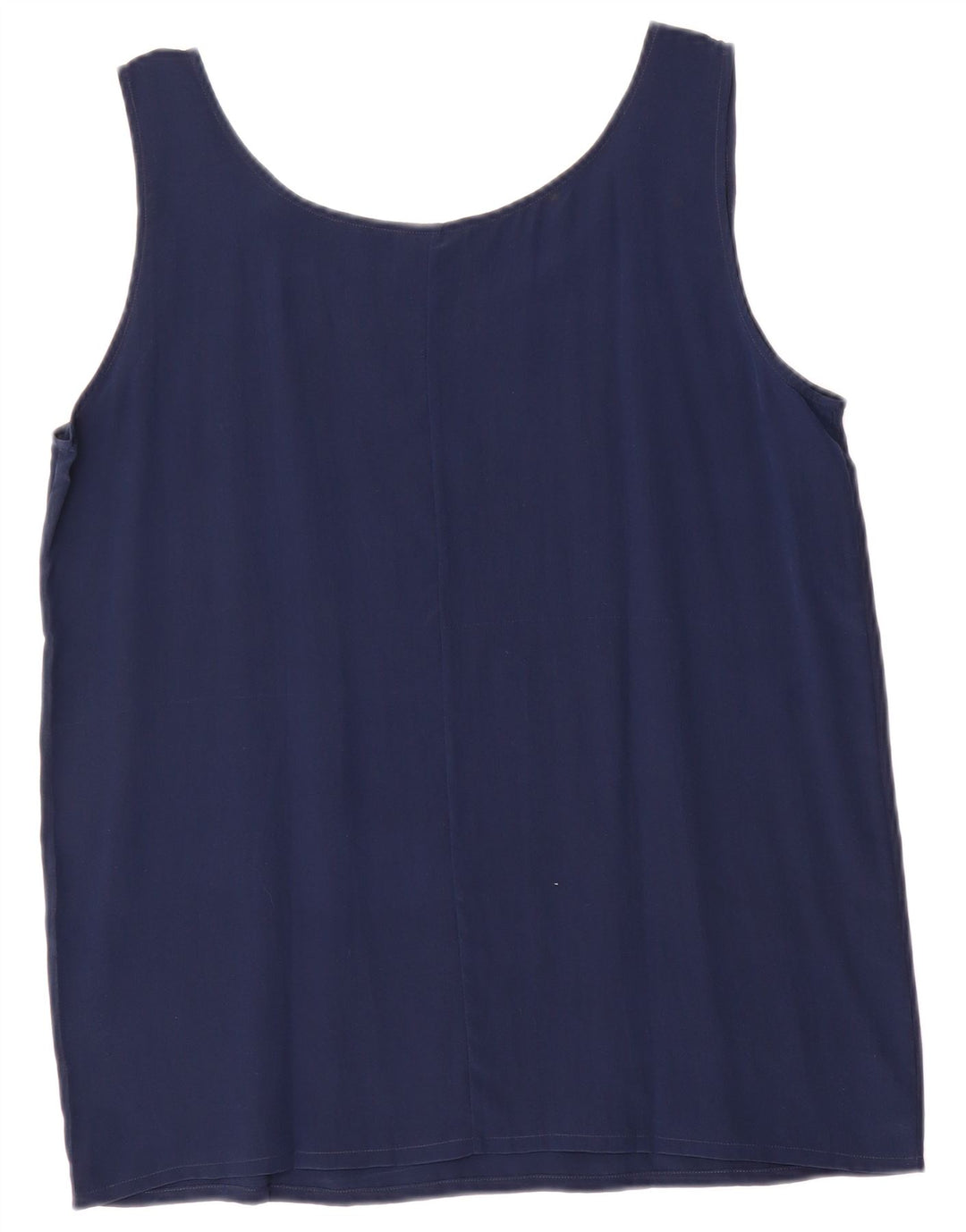 Colete feminino vintage UK 14 médio azul marinho