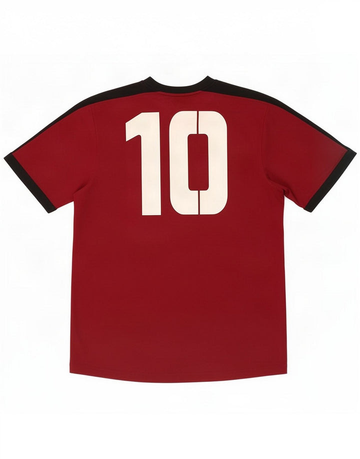 Ανδρικό γραφικό μπλουζάκι Umbro Top Large Red Colorblock Πολυεστέρας
