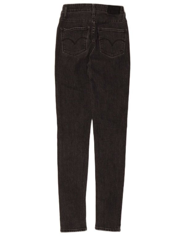 Levi's Damen 721 High Rise Skinny Jeans W26 L31 Grau