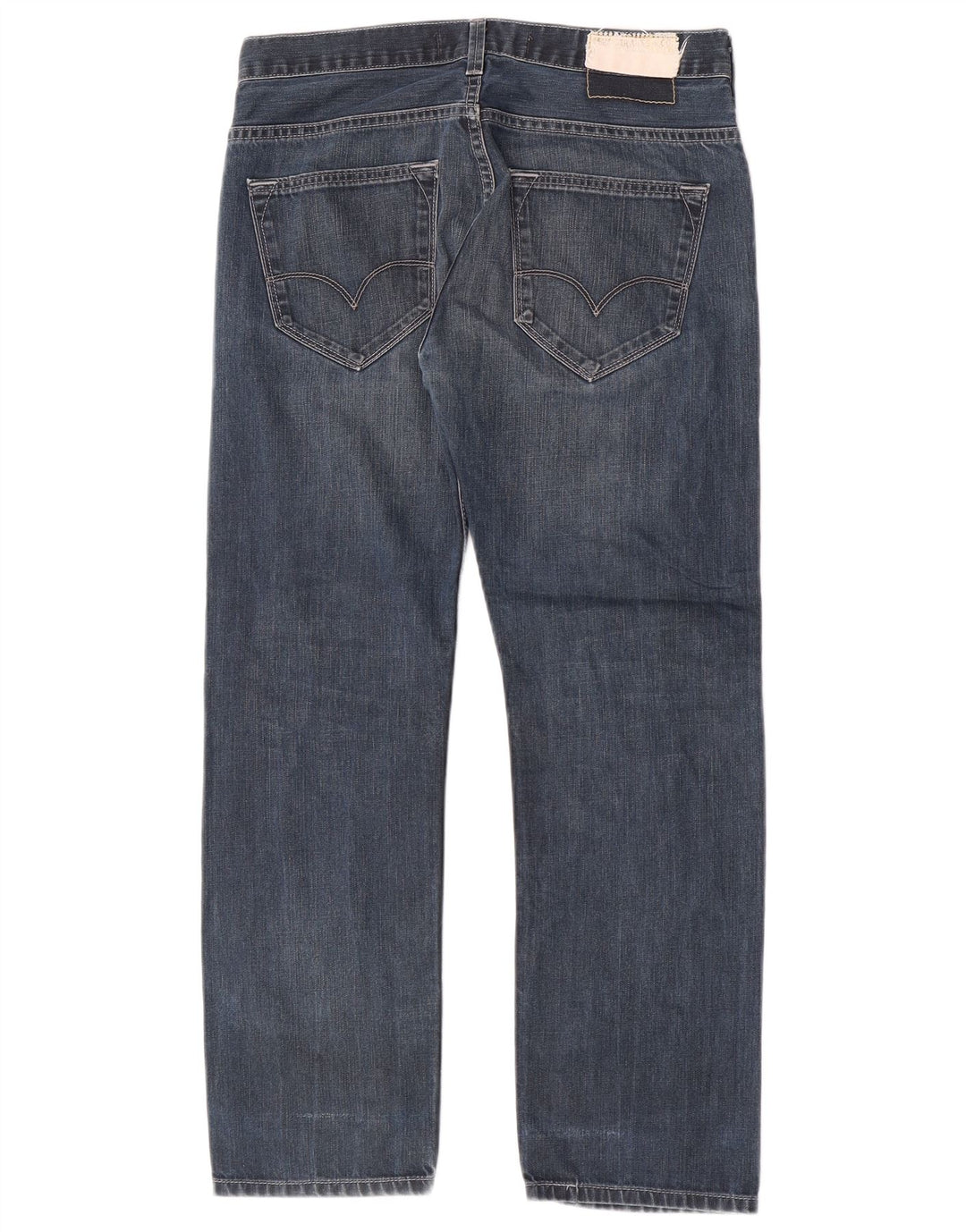 Levi's Mens 504 Straight Jeans W32 L27 Blue Cotton