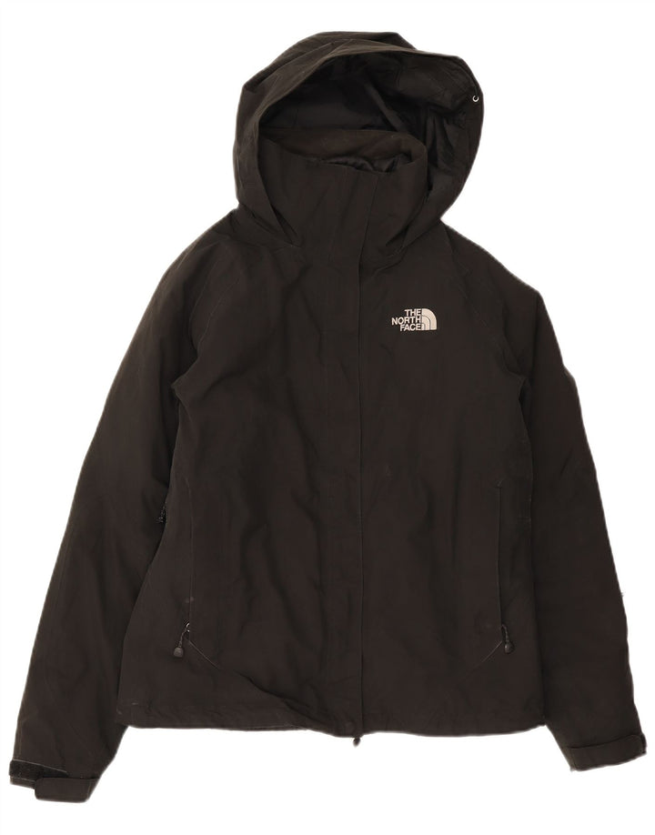 The North Face Womens Hooded Oversized Windbreaker Jacket UK 10 Small Black