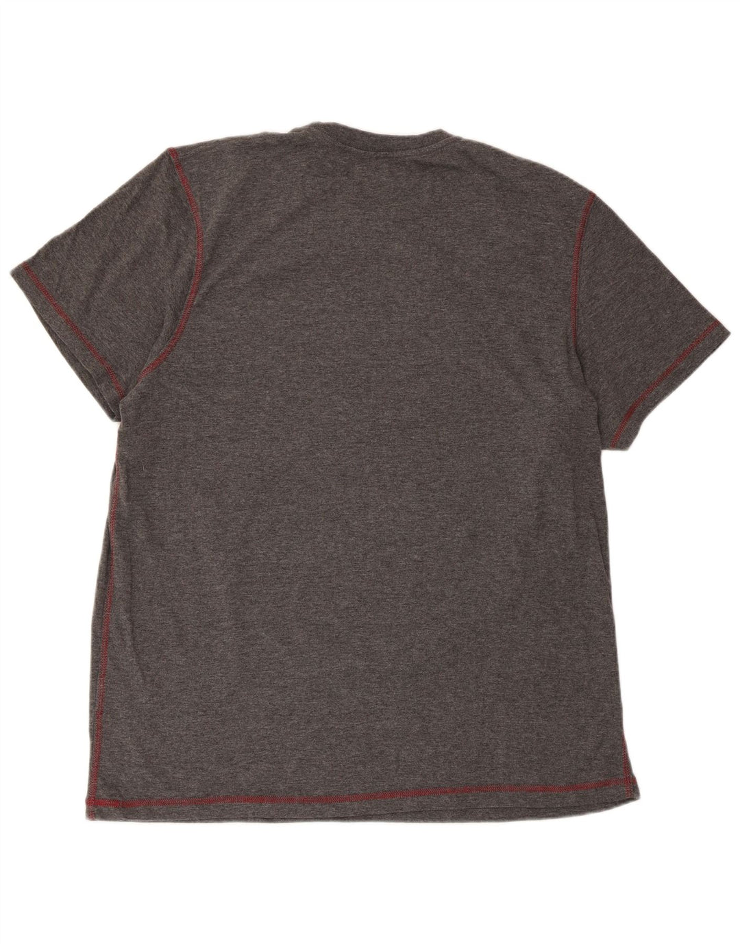 Wrangler Herre Grafisk T-Shirt Top XL Grå Polyester