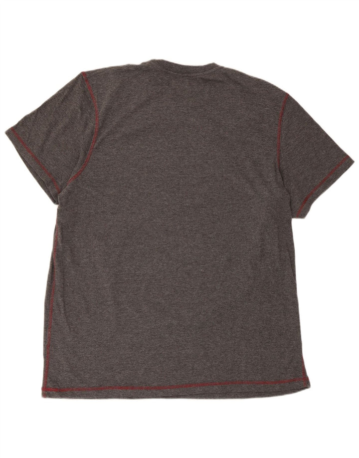 Wrangler Herre Grafisk T-Shirt Top XL Grå Polyester