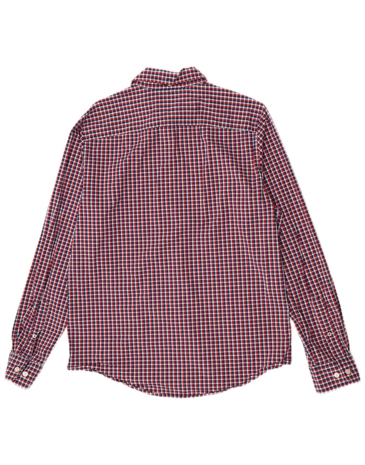 Tommy Hilfiger Mens Slim Fit Shirt Medium Multicoloured Check Cotton