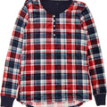 NAUTICA Womens Top Long Sleeve UK 14 Medium Red Check Polyester Vintage Nautica and Second-Hand Nautica from Messina Hembry 
