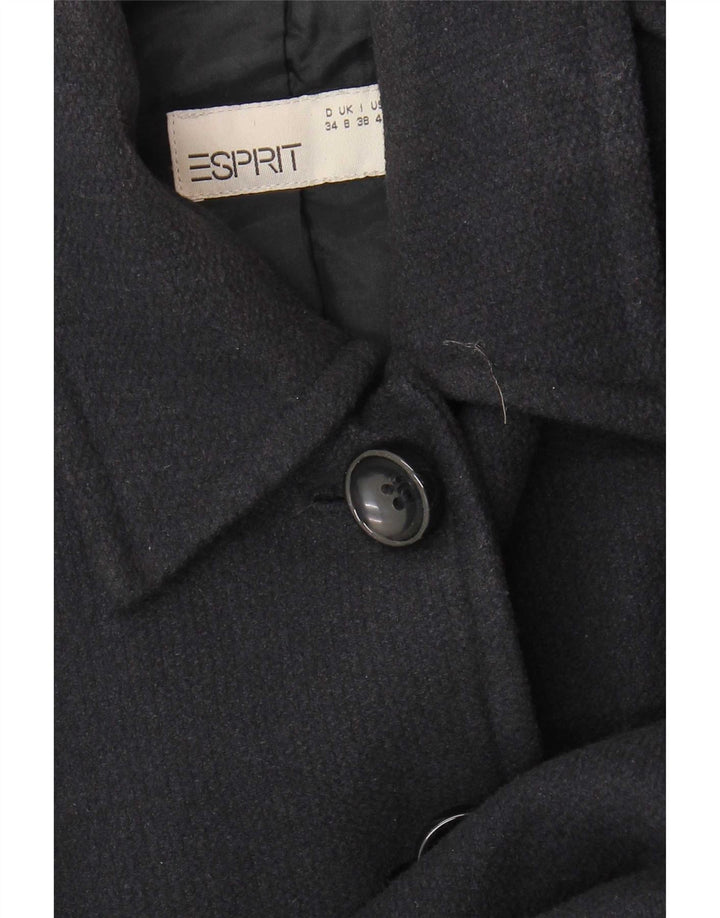 Abrigo Esprit para mujer UK 8 Small Azul marino Algodón