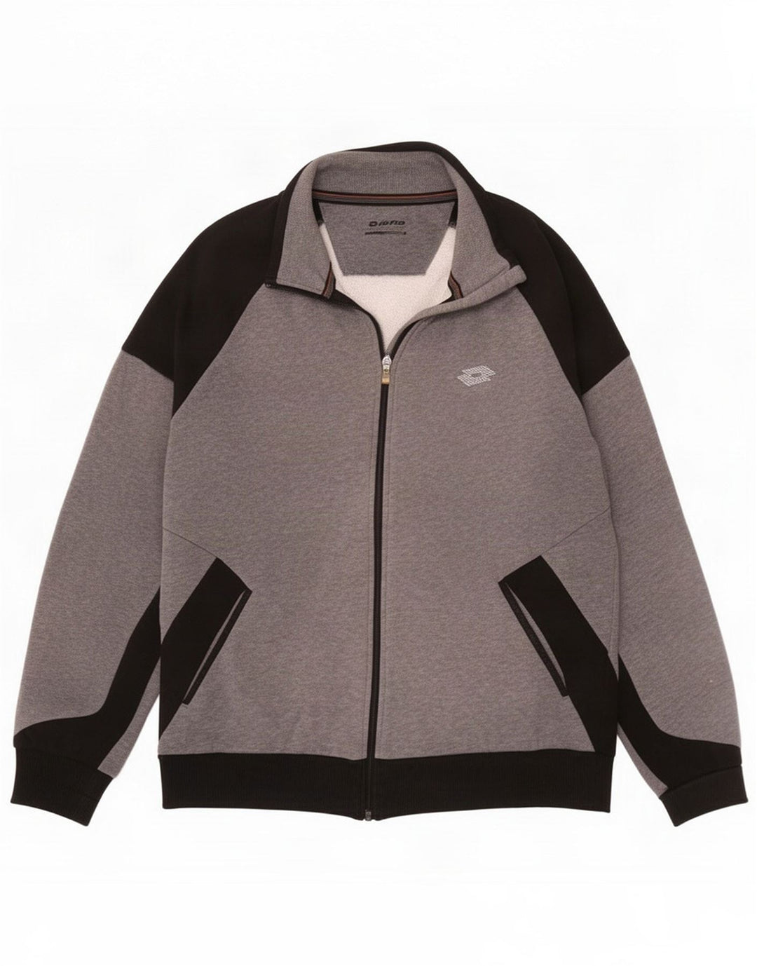 Lotto Veste de survêtement pour homme Gris moyen Colourblock