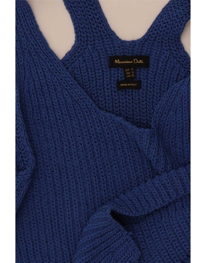 Canottiera da donna Massimo Dutti UK 10 piccola blu