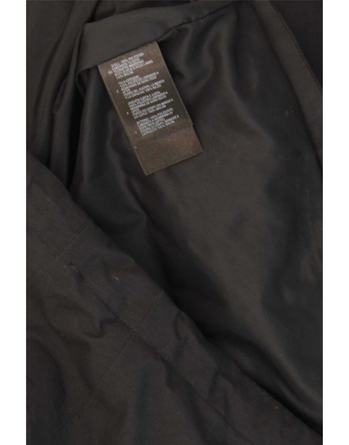 The North Face Womens Hooded Windbreaker Jacket UK 12 Medium Black