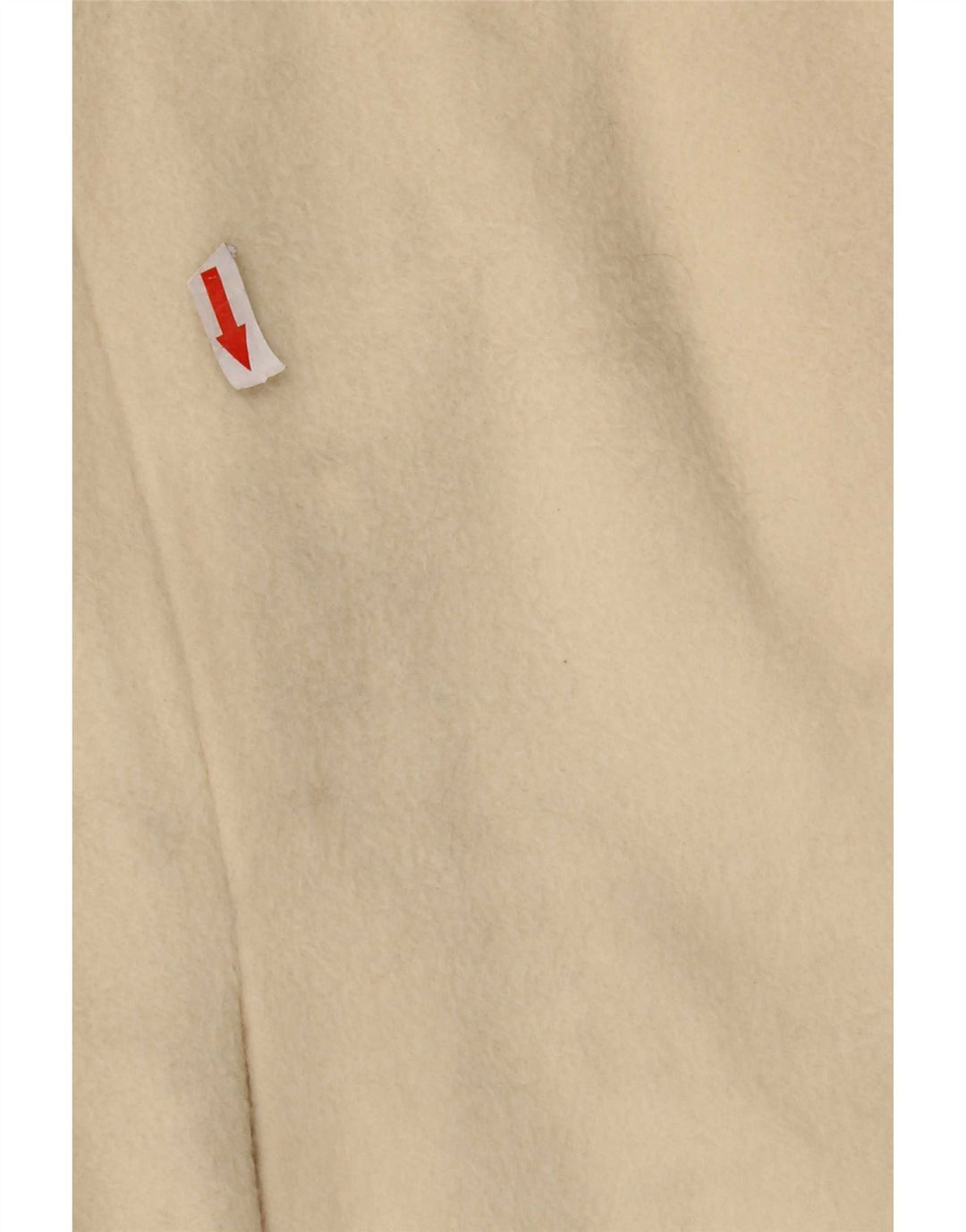 Sobretudo feminino vintage IT 42 lã virgem branca média