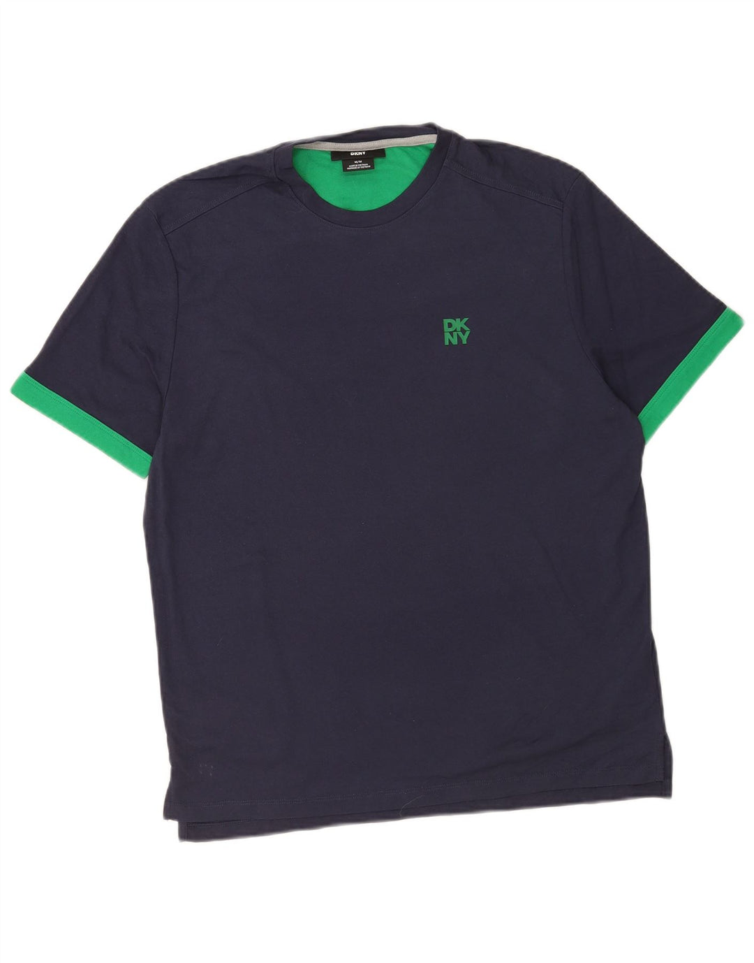 T-shirt da uomo Dkny Top in cotone blu navy medio