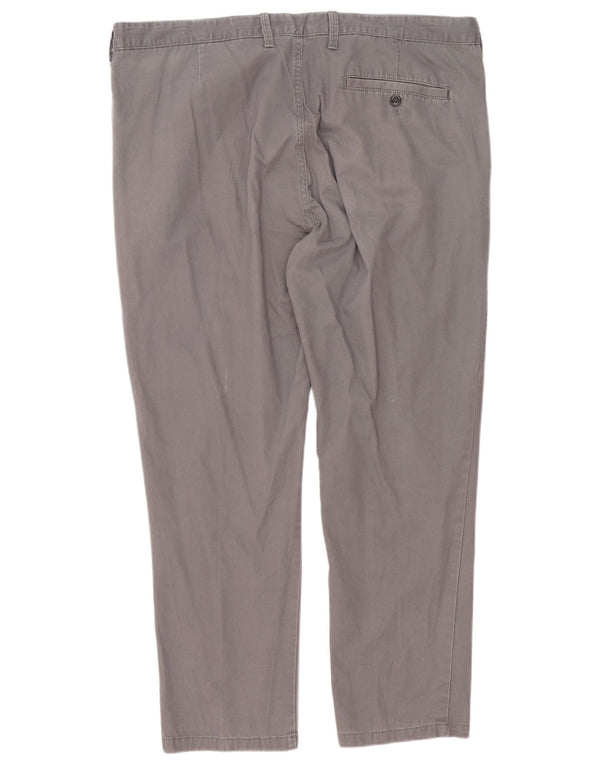 Pantaloni chino affusolati da uomo Marks & Spencer W40 L29 cotone grigio